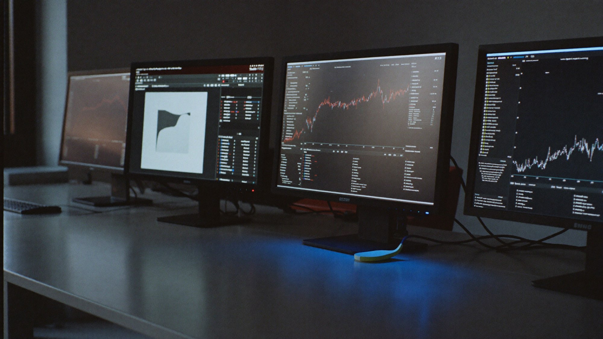 A desk piled with repeat admin — invoices, quotes and a laptop running in the background
